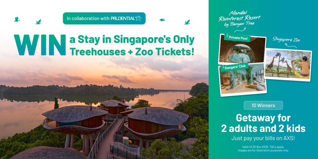 axs prudential collab and win mandai treehouse and zoo tickets